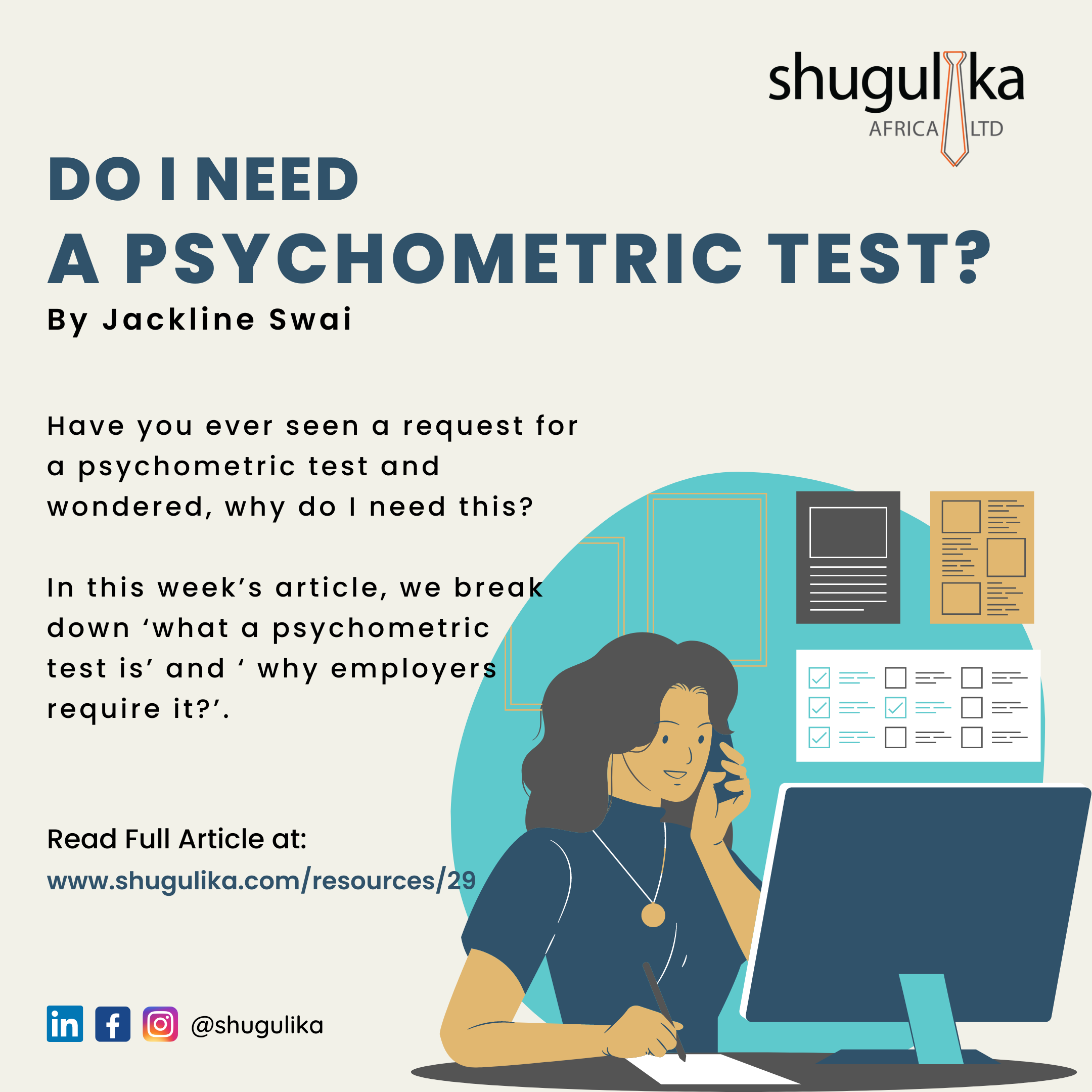 DO I NEED A PSYCHOMETRIC TEST